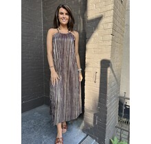 Jurk Diva bordeaux/goud