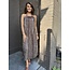 Jurk Diva bordeaux/goud
