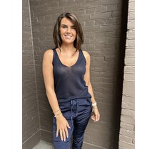 Top Amanda blauw