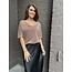 Top Linda rose/goud/glitter
