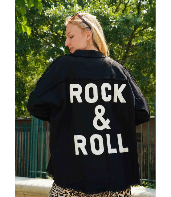 Jas Rock & Roll Zwart