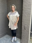 Blouse/Jurk Britt Goud Blouse/Jurk Britt Goud