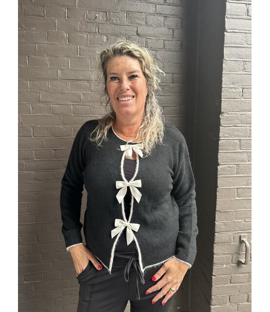 Trui Strik Zwart Trui Strik Zwart