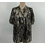 Blouse Tess Zwart/goud