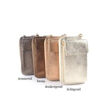 Tas telefoon/portemonnee brons