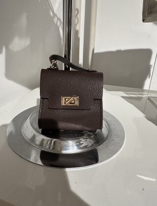 Sleutelhanger Birkin bruin