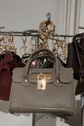 Sleutelhanger Kelly taupe