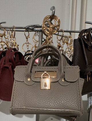 Sleutelhanger Kelly taupe