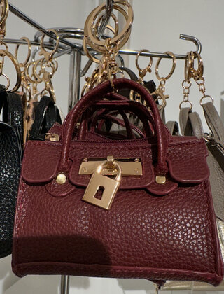 Sleutelhanger Kelly bordeaux