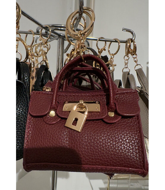 Sleutelhanger Kelly bordeaux
