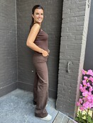 Jeans Strass bruin Jeans Strass bruin