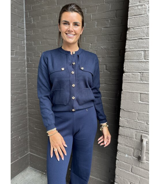 Vest Alana Donkerblauw