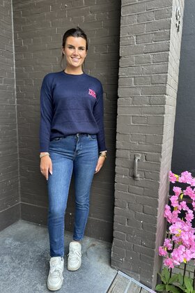 Jeans Mom Blauw