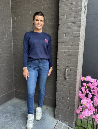 Jeans Mom Blauw