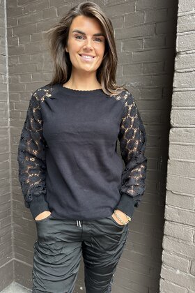 Trui Monica Zwart