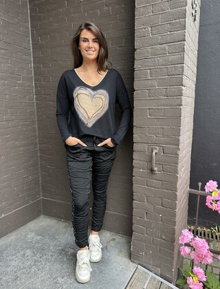 Broek sascha Kant Zwart