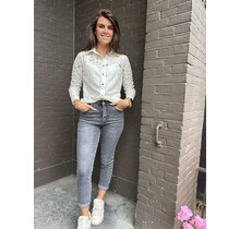 Jeans Mom Grijs