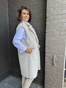 Bodywarmer Fluffy Beige