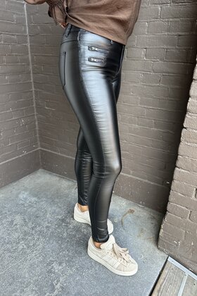 Skinny strech broek Marije zwart