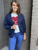 Vest Peggy donker blauw