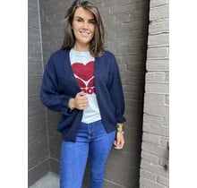 Vest Peggy donker blauw