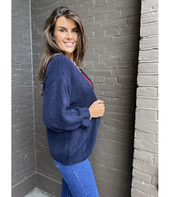 Vest Peggy donker blauw