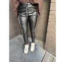 Broek Sascha Leer Zwart