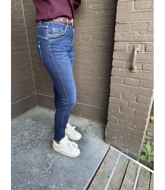 Jeans Amber donkerblauw Jeans Amber donkerblauw