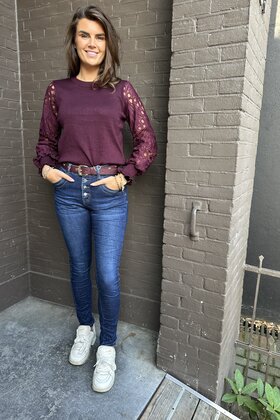 Jeans Amber donkerblauw