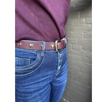 Riem hart bordeaux