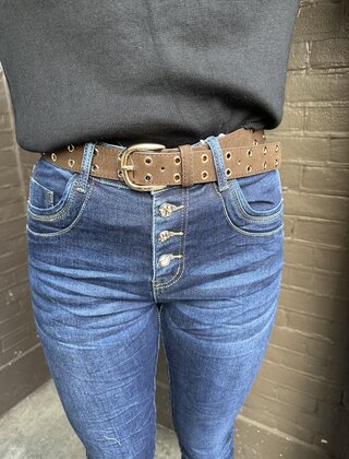 Riem Suus suede bruin