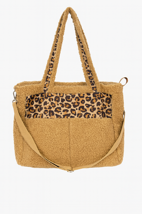 Tas Fluffy Panter Beige