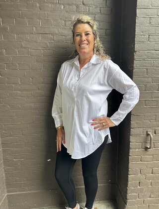 Blouse Basic Long Wit
