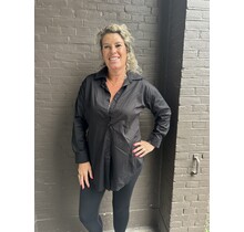 Blouse Basic Long Zwart