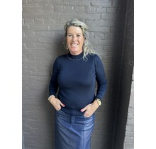 Top Kamille Donkerblauw