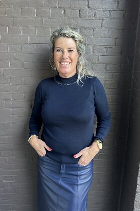 Top Kamille Donkerblauw