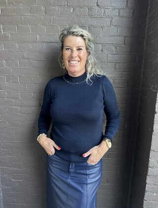 Top Kamille Donkerblauw