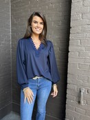 Top Vicky Blauw Top Vicky Blauw