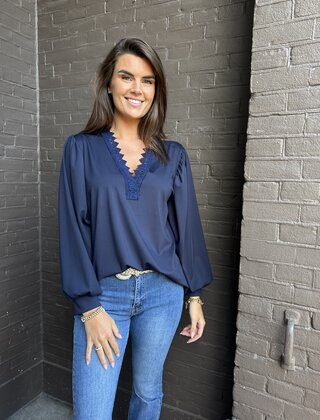 Top Vicky Blauw