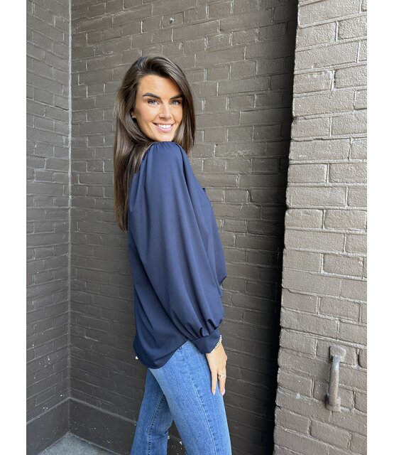 Top Vicky Blauw Top Vicky Blauw