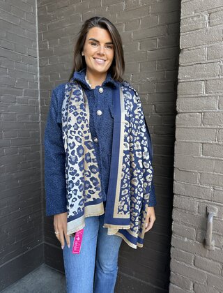 Jas Dion donker blauw