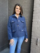 Jas Dion donker blauw Jas Dion donker blauw