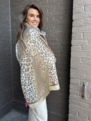 Sjaal Panter Taupe/Goud Sjaal Panter Taupe/Goud