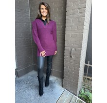 Trui Long Tanja Bordeaux