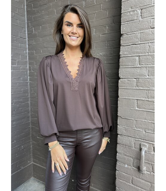 Top Vicky bruin Top Vicky bruin