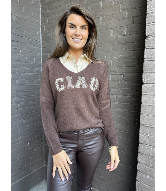 Trui Ciao bruin Trui Ciao bruin