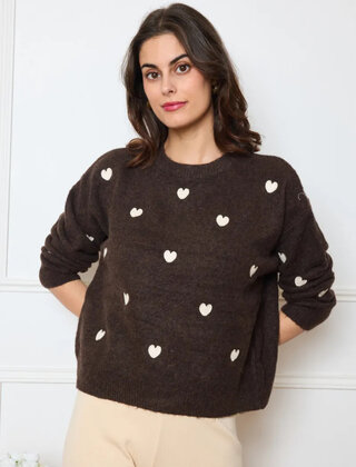 Trui Hearts Bruin
