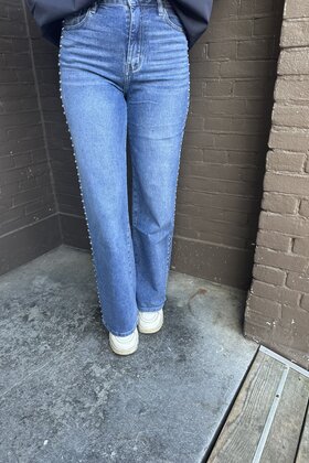 Jeans Studs Blauw