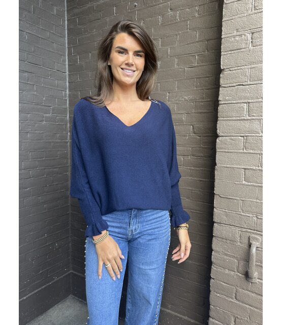 Trui Winanda donkerblauw