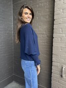 Trui Winanda donkerblauw